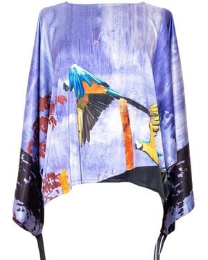 ARTISTA Parrot Blouse - Blue