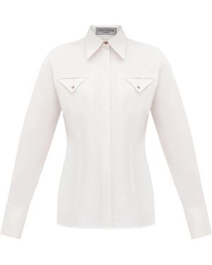 HER CIPHER Neutrals The Only Shirt - White