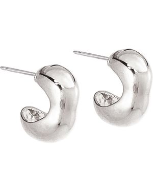Biko Jewellery Contour Huggies - Metallic