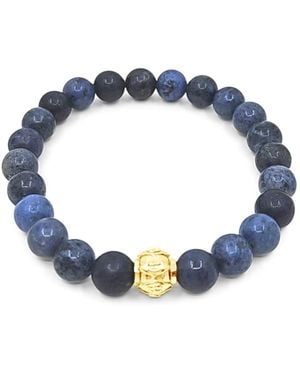 Lutiro Dumortierite Bracelet Beads - Blue