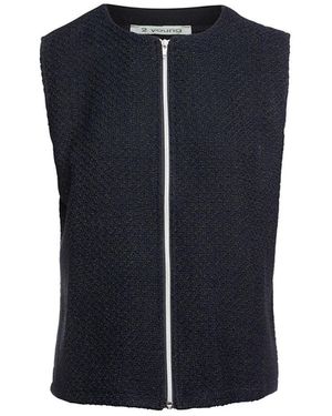 Conquista Tie Detail Vest - Blue