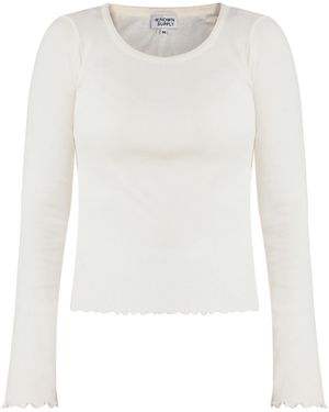 Known Supply Neutrals Jill Top - White