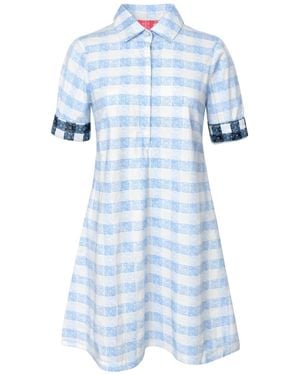 Just Darviny Charlotte Dress Square French - Blue