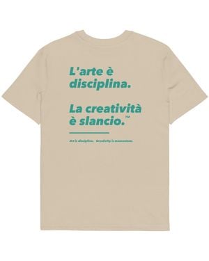 Anchor and Crew Neutrals Desert Dust Art & Momentum Creative Standard Organic Cotton T-Shirt - Natural