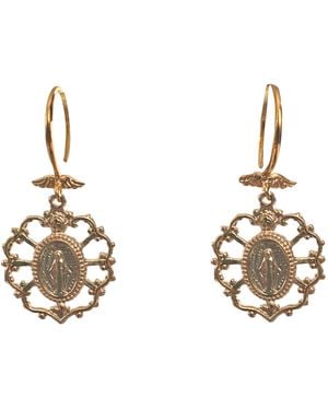 IN CAUDA VENENUM Immaculate Earrings - Metallic