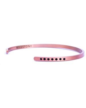 Harbour UK Bracelets Handmade Minimal Copper Cuff For - Purple