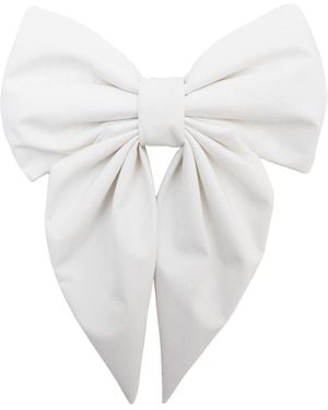 RainSisters Hair Bow Clip Grace - White