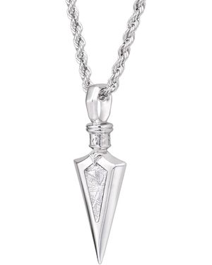 AWNL Arrowhead Meteorite Sterling Necklace - Metallic