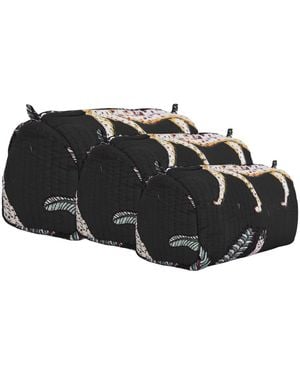 Conscious Yoga Collective The Jungle Three Piece Travel Set - Black