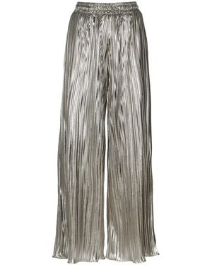 Vazaf Pleated Trousers - Grey