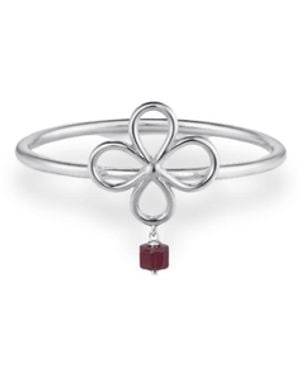 Inari Jewellery Sago Nyonya Knot Gem Ring - White