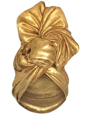 Romer Millinery Twisturban Turban - Metallic