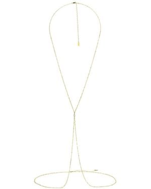 SET & STONES Ezra Body Chain - White