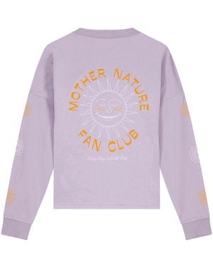 VLD Vondel Mother Nature Fan Club Long Sleeve T-Shirt - Purple