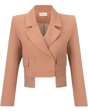 Ma Mulier Hira Crop Jacket - White