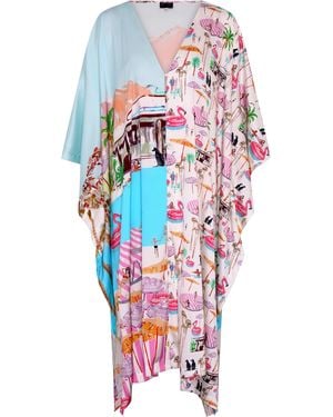Jessica Russell Flint Maxi Kaftan Dress - White