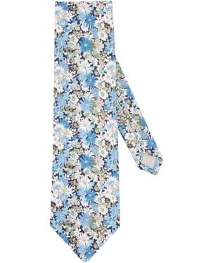 LE COLONEL Liberty Libby Tie - Blue