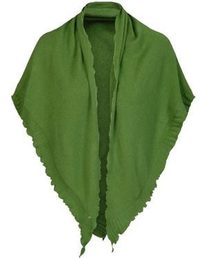 tirillm Palma Triangle Cashmere Scarf - Green