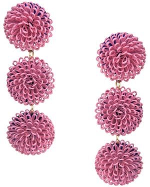 Pats Jewelry Pompom Earrings - Pink