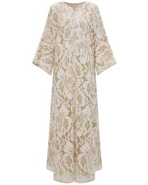 Bocan Couture Neutrals Estara Zippered Dress - Natural