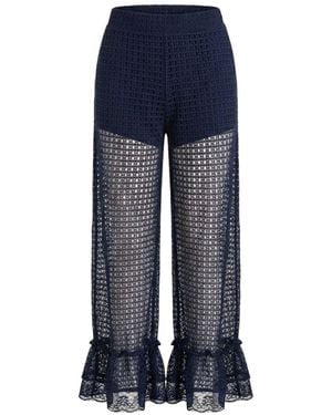 GLAM ON YOU Oceane Trousers - Blue