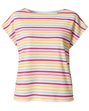Conquista Striped T-Shirt – Cotton Jersey - Pink