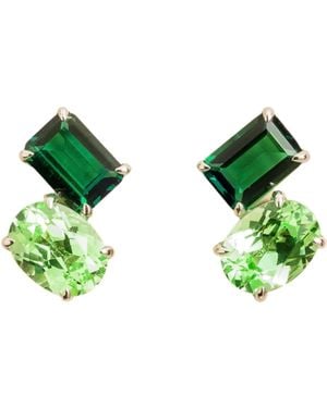 Juvetti Buchon Earrings - Green