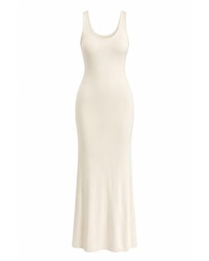 Maison De Gala Neutrals Aria Ivory Dress - White