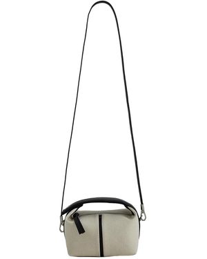 Sd Collection Neutrals Cream Archi Bonbon Bag - White