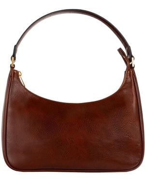 Time Resistance Dark Leather Hobo Bag For – The Bluest Eye - Brown