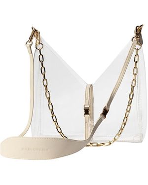 PAIGE Clear Crossbody Bag - White