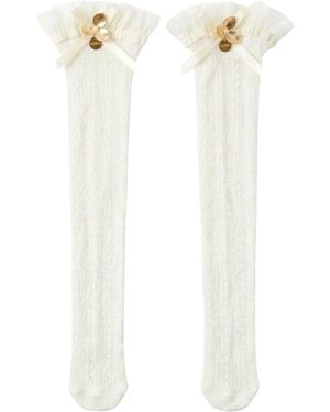 ADIBA Neutrals The Gossamer Zina High-Sock - White