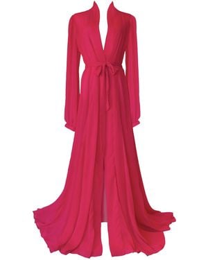 Ak Royalty Resortwear Alexis Beach Gown Hot - Red