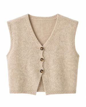 Mind Traveler Neutrals Rous Vest - Natural