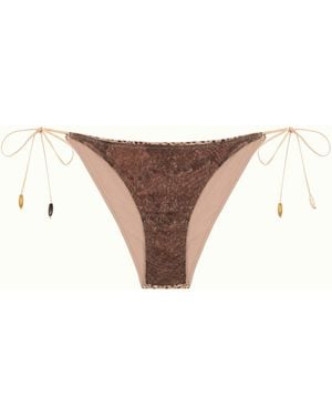 Camila Ctg Africa Slide Bottom - White