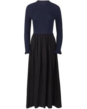 Lou&Up (Formerly Loup Clothing) Two Tone Pointelle Maxi - Blue