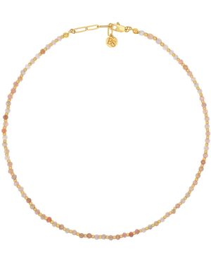 Bonjouk Studio Giselle Opal Necklace - Metallic