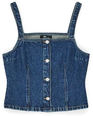 Dr. Denim Niamh Top - Blue