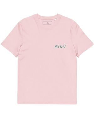 Anchor and Crew Cotton Twelve Me.N.U Editions Organic Cotton T-Shirt - Pink