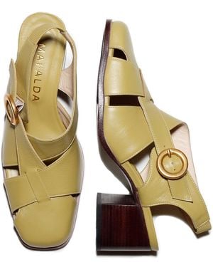 Mafalda Lucia Court Shoes - Metallic
