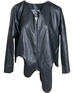 ARTISTA Nyx Zipped Asymmetric Jacket - Blue