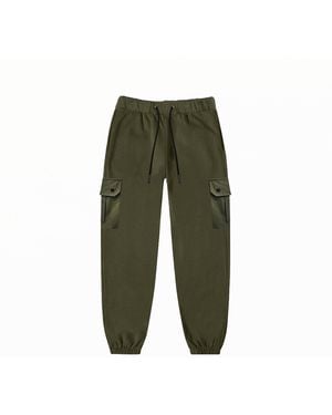 Kapture Side Pocket Travel Jogger Pants - Green