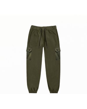 Kapture Side Pocket Travel Jogger Pants - Green
