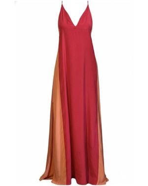 carlton jones Rose Maxi Slip Dress - Red