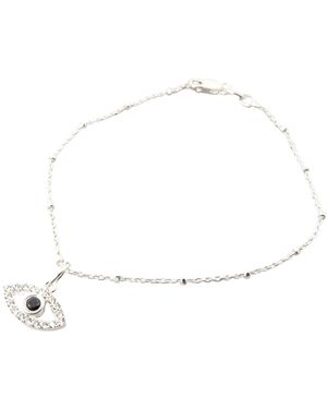 Harfi Evil Eye Healing Charm Protection Bracelet - Metallic