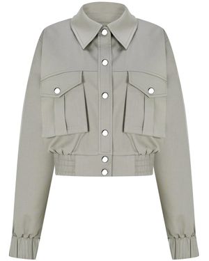 The Molc Neutrals Sand Rachel Jacket - Gray