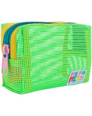 Mokuyobi Slime Mesh Chubby Zip Pouch - Green