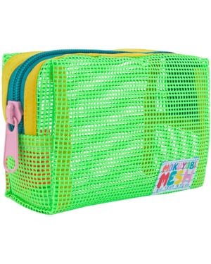 Mokuyobi Slime Mesh Chubby Zip Pouch - Green