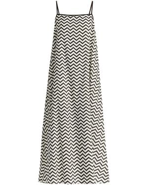 Paisie Spaghetti Strap Swing Dress - Multicolour