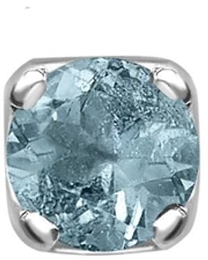 Dower & Hall Single Aquamarine Stud - Blue